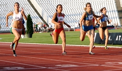 Női 100 m befutó OB 2009
